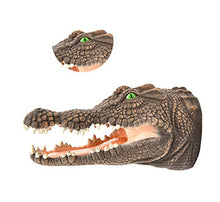 Load image into Gallery viewer, Soft Rubber Crocodile Hand Puppet Realistic Latex Animal Crocodile Head Open Movable Mouth Suitable for Educational Props Collection Christmas Birthday Party Gifts
