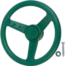 Load image into Gallery viewer, Swing Set Stuff Children&#39;s Steering Wheel with SSS Logo Sticker, Green

