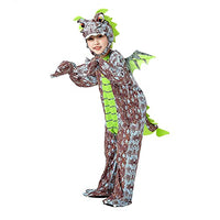 Dinosaur Costume for Boys and Girls, Child Dinosaur Dress Up Party, Role Play and Cosplay, Birthday Gift (3-4T)