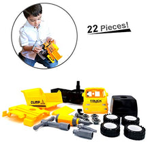 Load image into Gallery viewer, MukikiM Construct A Truck - Dump. Take it apart &amp; put it back together + Friction powered(2-toys-in-1!) Awesome award winning toy that encourages creativity! ...
