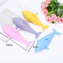 Load image into Gallery viewer, BYyushop Dolphin Squeeze Toy,Highly Simulated TPR Dolphin Shape Stress Relief Squeeze Toy for Gifts - Color Random
