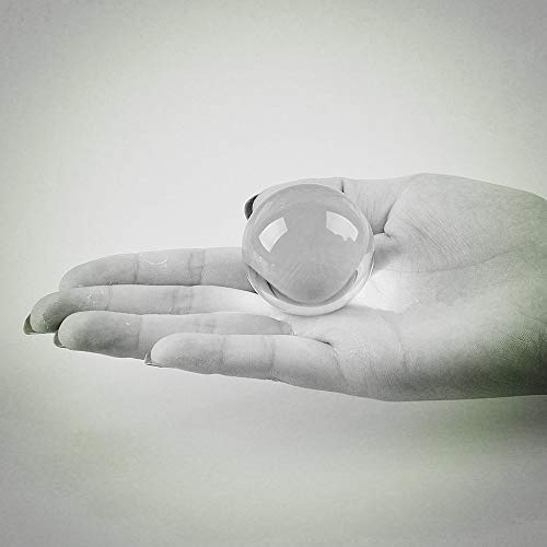 DSJUGGLING XXXX-Small of Clear Acrylic Contact Juggling Ball 45mm for Beginners & Transparent Practice Juggling Ball 1.8 inch for Small Hands with Multiple Balls Contact Juggling (45mm)