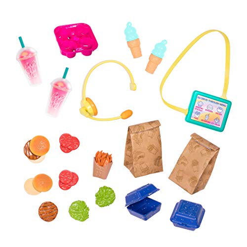 Glitter Girls  GG Drive-Thru Food Set  Can We Take Your Order?  Play Food & Pretend Restaurant Playset for 14-inch Dolls  Toys, Clothes, and Accessories for Kids Ages 3 and Up