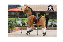 Load image into Gallery viewer, Medallion - My Pony Ride On Real Walking Horse for Children 5 to 12 Years Old or Up to 110 Pounds (Color Medium Brown Horse) for Boys and Girls
