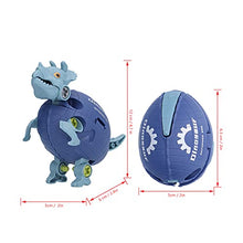 Load image into Gallery viewer, WNSC Assembly Dinosaur Toy, Improve Creativity DIY Dinosaur Toy ABS Material for Children for Kids(JJ878 Dinosaur Egg (Blue))
