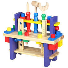 Load image into Gallery viewer, Children Multifunctional Disassembling Nut Screw Combination Tool Toy Baby Wood Hands-on Disassembly Workbench Simulation Tools
