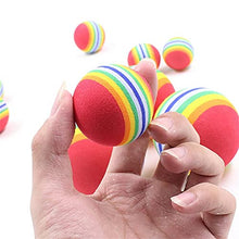 Load image into Gallery viewer, Pet Rainbow Bouncy Ball, pet Ball Interactive Toy Dog ??cat Molar Solid Anti-bite Safety Toy cat Puppy Molar high Elastic Rainbow Ball,
