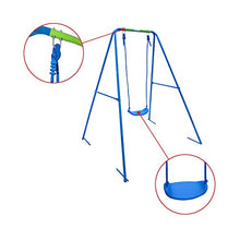 Load image into Gallery viewer, ALEKO BSW01 Child Baby Toddler Outdoor Swing Playground Accessory Blue and Green
