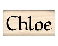 Load image into Gallery viewer, Stamps by Impression Chloe Name Rubber Stamp
