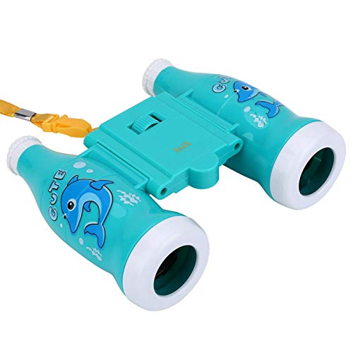 Jopwkuin Kids Binoculars, Binoculars Focal Length Adjustable Kids Preschool Educational Toy, Lightweight for Boys Girls Ages 3-10, for Bird Watching/Sports Outdoor Adventure(Light Blue)