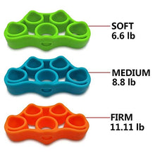 Load image into Gallery viewer, Finger Resistance Bands Training Stretch Bands Exercise Elastic Rubber Bands for Fitness Equipment Pull Ring Hand Expander Grip (Color : Orange)
