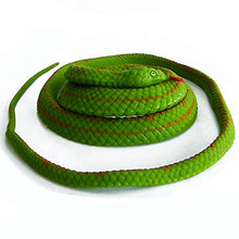 Load image into Gallery viewer, Stretchy Rubber Snake - Squishy Soft Elastic - Easy Camouflage - Prank Toy Scary Lifelike Animal Model - 134 cm / 4.4 Feet
