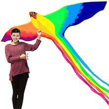 Load image into Gallery viewer, FQD&amp;BNM Kite Phoenix Kite with Long Colorful Tail with Handle Line Outdoor Fun Kids Toy
