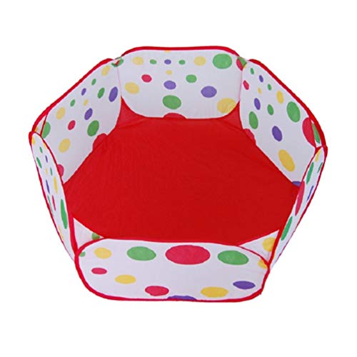 NUOBESTY 1.5M Kids Ball Pit Toddlers Tent Playpen with Basketball Hoop and Zippered Storage Bag for Pets Indoor Outdoor Playing