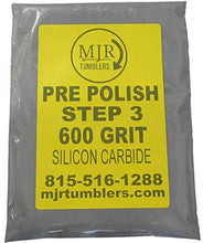 Load image into Gallery viewer, MJR Tumblers 3 LB per Polish 600 Silicon Carbide Rock Refill Grit Abrasive Media Step 3 USA
