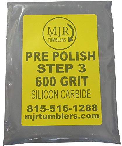 MJR Tumblers 1 LB per Polish 600 Silicon Carbide Rock Refill Grit Abrasive Media Step 3 USA