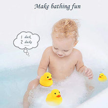 Load image into Gallery viewer, 56PCS Super Mini Rubber Duck Bath Duck Toys for Toddlers Boys Girls,Squeak and Float Rubber Ducks in Bulk Jeep Ducks Baby Shower Duck Decorations Party Favors (1.6)

