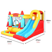 Load image into Gallery viewer, LEADZM BH-113 Rocket Inflatable Castle 420D Oxford Cloth 840D Oxford Cloth Jump Surface
