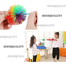 Load image into Gallery viewer, Harapu Monkey Stringy Balls, Soft Stress Balls Monkey Balls Sensory Fidgets Toys Rainbow Colorful Bouncy Pom Ball Stress Relief Sensory Toy, Pack of 3
