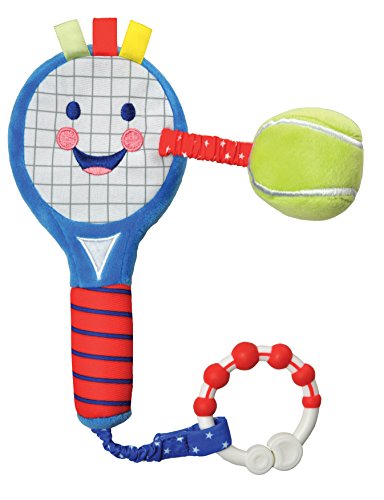 Little Sport Star Tennis Racket | Suitable from Birth to 2 Years | Your First Tennis Racket | to Inspire and Play with | Extra Sensory Features for Babies | Part of The Baby Collection