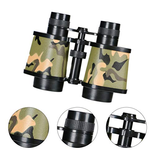 TOYANDONA Childrens Binoculars Portable Outdoor Telescope Toy for Children Education Play 8X30 Camouflage Color