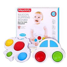 Load image into Gallery viewer, Maydolly Baby Toy for Toddler Kids Ages 6 Months and Up, Kids Sensory Toys Silicone Flipping Board Early Educational Toddler Baby Toy
