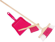 Load image into Gallery viewer, Toys Pure Kids Sweeper/Dustpan &amp; Broom Playset, Pink
