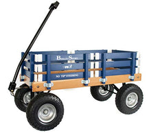 Load image into Gallery viewer, Berlin Flyer Sport Wagon - Model F410 - Amish Made in Ohio, USA - 10&quot; No-Flat Tires (Blue)
