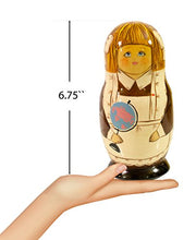 Load image into Gallery viewer, Russian Nesting Doll - Schoolgirl - Hand Painted in Russia - Big Size - Traditional Matryoshka Babushka (7``(5 Dolls in 1), Style:Schoolgirl)
