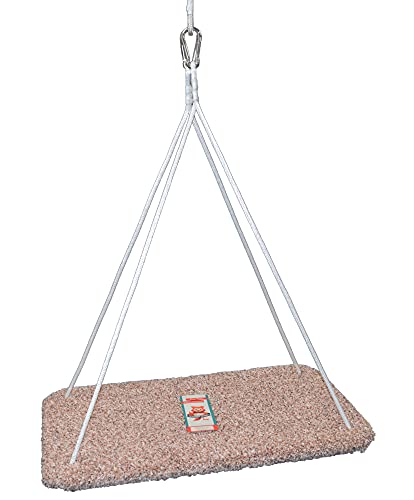 Platform Swing (Rectangle) - Special Need Therapy Use - Hand-Crafted from 100% Baltic Birch - Carpeted - 18