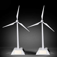 Baoer 1PC Solar Windmill Rotary Machine Puzzle DIY Assembled Toys Environmental Science and Education Experimental Ornaments