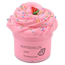 Load image into Gallery viewer, Keemanman Pink Watermelon Butter Slime, DIY Slime Supplies Kit for Girls and Boys, Stress Relief Toy Scented Slime Toy for Kids Education, Party Favor, Gift and Birthday(7oz)
