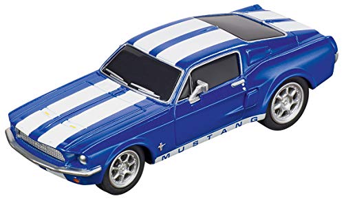 Carrera 64146 Ford Mustang '67 Racing Blue GO!!! Analog Slot Car Racing Vehicle 1:43 Scale (20064146)