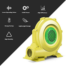 Load image into Gallery viewer, NWB Electric Air Blower Pump Fan,680W Commercial Inflatable Bouncer Blower-Convenient to Carry,for Inflatable Bounce House Jumper Bouncy Castle and Slides(Yellow)
