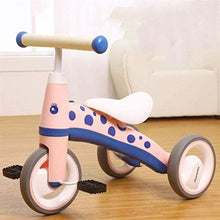 Load image into Gallery viewer, Children&#39;s Tricycle, 1-2-3-5 Year Old Children&#39;s Bicycle with Pedals, Baby Hand Push Balance Scooter, Built-in Music, Load-Bearing About 50kg,Color:Blue (Color : Pink)
