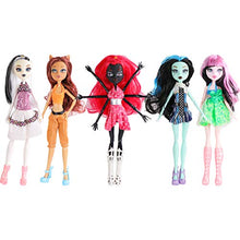Load image into Gallery viewer, ONEST 5 Sets 11 Inch Monster Girl Dolls Include 5 Pieces Girl Monster Dolls, 5 Pieces Handmade Doll Clothes, 5 Pairs of Doll Shoes
