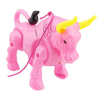 Kisangel Plastic Animal Electronic Cow Musical Singing and Dancing Animal Doll Birthday Gift for Kids Toddlers Christmas Festival