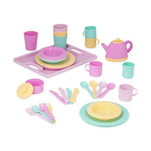 Load image into Gallery viewer, Play Circle By Battat â?? Dishes Wishes Dinnerware Set â?? Colorful Plates, Teapot, Cups, Spoons, Fo

