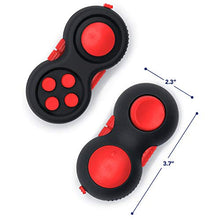 Load image into Gallery viewer, Duddy-Cam Fidget Pad 8 Fun Features, Retro Classic Controller Handheld Game Pad, Perfect for Skin Picking, Anxiety and Stress Relief Sensory Toy for Children, Adults, ADD ADHD Autism + Lanyard (Red)

