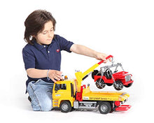 Load image into Gallery viewer, Bruder 02750 MAN TGA Tow Truck With Cross Country Vehicle
