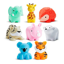Load image into Gallery viewer, Munchkin Wild Animal Baby Bath Toy Squirts, 8 Pack
