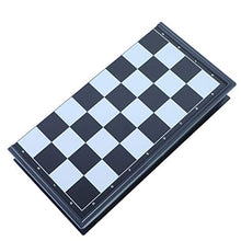 Load image into Gallery viewer, Magnetic Travel Chess Set with Folding Chess Board Portable and Educational Toys Adults (Black and White)
