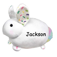 Load image into Gallery viewer, Douglas Personalized White Easter Bunny Macaroon Stuffed Animal Toy with Custom Name
