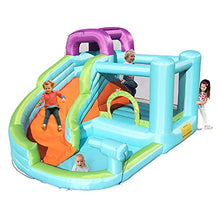 Load image into Gallery viewer, LOPJGH Bouncy House for Kids Outdoor,Thick Oxford Cloth Inflatable Bounce House,Slide Bouncer with Pool Area,Climbing Wall,Large Jumping Area (Bule, 118.1 x 147.2 x 86.6 inches)
