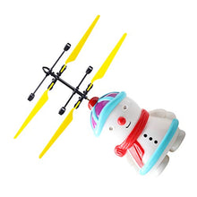 Load image into Gallery viewer, KESYOO Snowman Aircraft Toy Snowman Induction Aircraft Charging Child Aircraft Toys Party Favor
