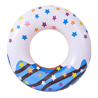 53Inch Pool Floats Donuts Swim Rings Floats Adult Donut Raft Rings for Kids Adults Swim Tubes Inflatable Beach Swimming Party Raft Floaties