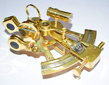 Load image into Gallery viewer, 4&quot; Solid Brass Sextant Nautical Working Instrument Astrolabe Ships Maritime Gift
