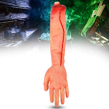 Load image into Gallery viewer, Jadpes Halloween Severed Hand Prank Prop,Trick Scary Fake Human Body Parts Costume Cosplay Props Simulation Severed Hand Halloween Prank Prop Haunted House Decoration(#1)
