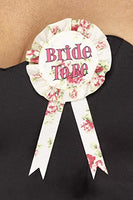 Smiffys Vintage Bride to Be Rosette ~ Pink