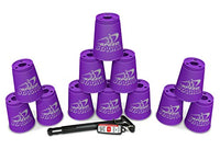 Sport Stacking with Speed Stacks Cups Royal Purple (Cup Stacking)